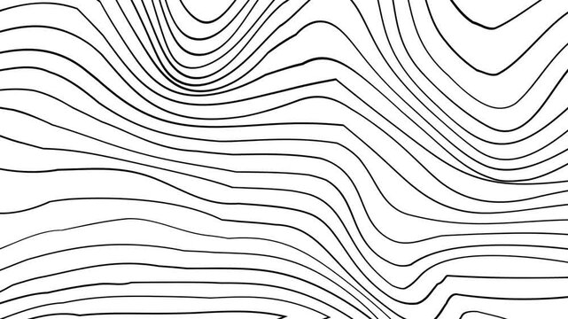 contours Geographic mountain topography vector illustration, Topographic pattern texture, Map on land vector terrain. Elevation graphic contour height lines, Topographic map, 4k animation background