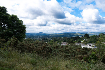 Ireland - View from Killiney Hill toward Sugarloaf Mountain in Wicklow
