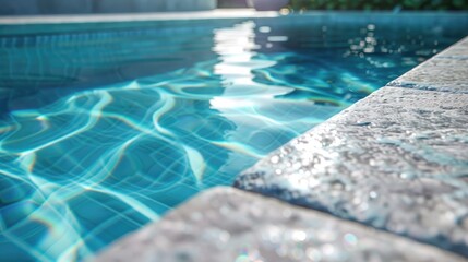 Obraz premium A Pool s Close up View