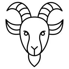 Goat head icon