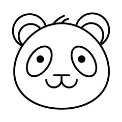 Panda head icon