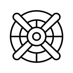 Obraz premium electric fan icon