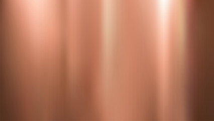 Bronze Copper Metal foil abstract background. Vector golden shine metallic gradient template.border, frame, ribbon design.Vector illustration