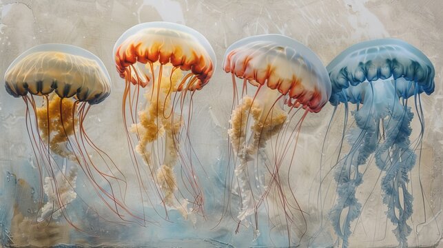jellyfish Chrysaora fuscescens or Pacific sea nettle