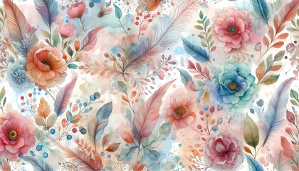 Watercolor textures, watercolor backgrounds, pastel colors, seamless, hand-painted effects.