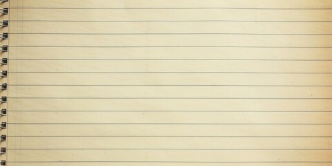 Fototapeta premium Vintage Notebook Paper Texture. Nostalgic Writing Background concept