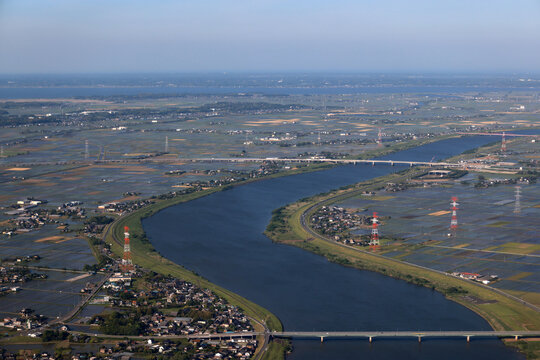 Tone river, it is regarded as one of three greatest river and second longest river in japan