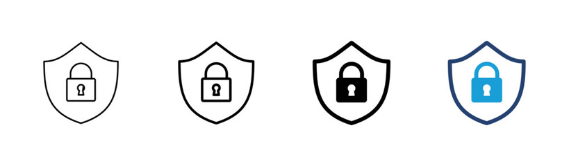 Security icon set. protection icon. privacy. vpn