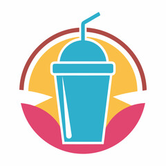 Smoothie Bar Logo vector art illustration