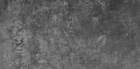 Abstract Dark black stone wall grunge aged rough texture background. Dark cement wall in retro concept. Wall full of scratches. Grungy cement texture for background, Scary dark wall. Black wall.