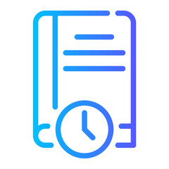 book gradient icon