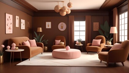 Fototapeta premium Brown Background Texture Backdrop Light Dark Chocolate Reddish Plain Clear Vintage Caramel Warm Wood