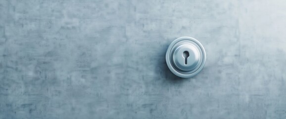 Abstract smart lock screen, business context, clean and spacious, natural lighting