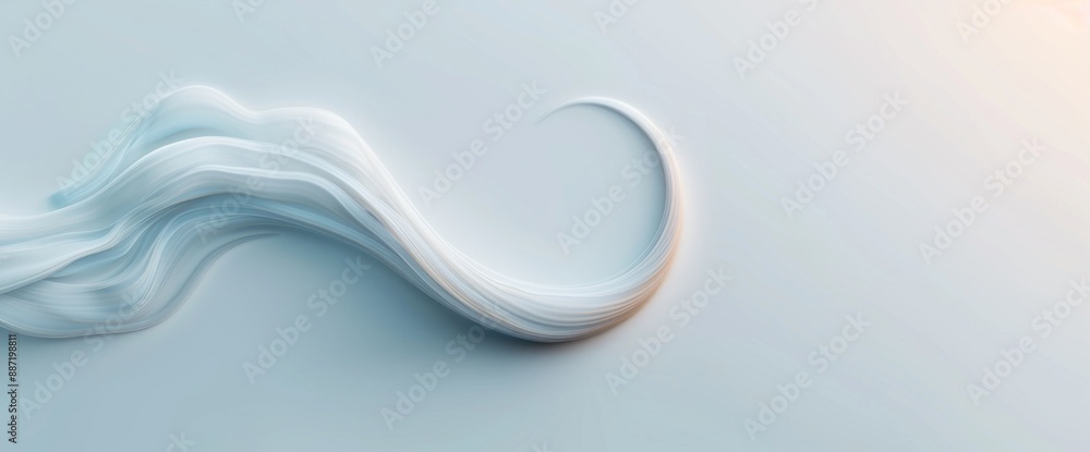 Poster subdued abstract yin-yang pattern with soft natural light and ample copy space
