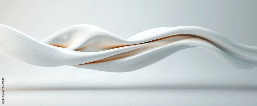 Poster soft and elegant abstract yin-yang with a focus on natural light and open space