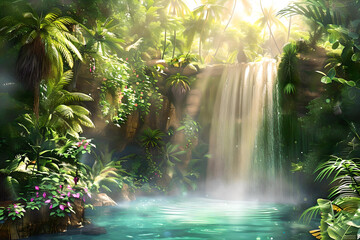 Majestic Waterfall