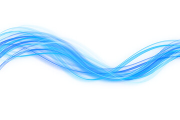 blue wavy lines element