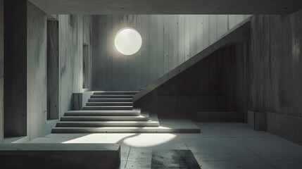 Obraz premium Minimalist realistic setup