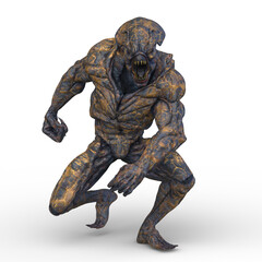 モンスター　3DCGレンダリング
