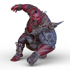 大男　3DCGレンダリング