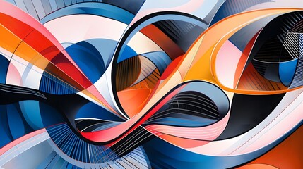 Colorful Abstract Background for Artistic Wallpaper