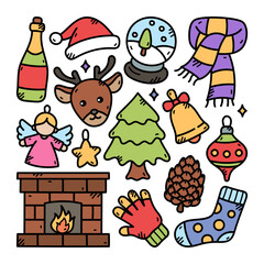 Winter Doodle Illustration