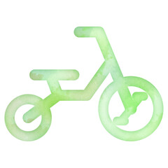 乗り物のアイコン　セット　ベクター　自転車　三輪車