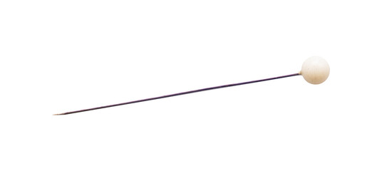 bounce needle on white background isolated