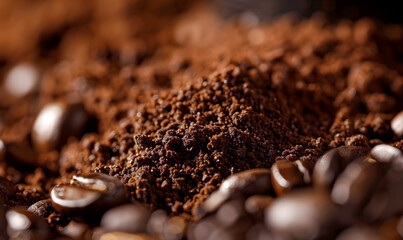 Naklejka premium Pictures of coffee and coffee beans, coffee plants