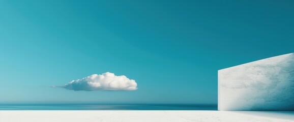 Minimalist abstract travel backdrop, natural lighting, copy space