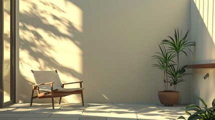 Fototapeta premium Minimalist realistic setup