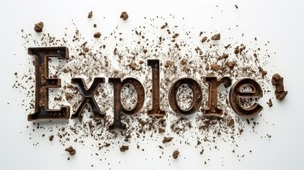 Travel and adventure symbol created in Nutmeg Typography.