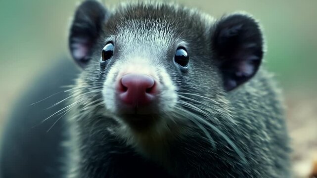 Close-up of a Curious Bearcat