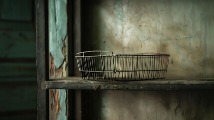 Interior of modern kitchen with plants in pots on wooden countertop