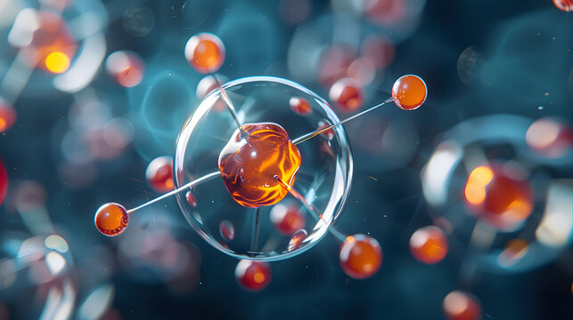 Illustration of atomic models used in research