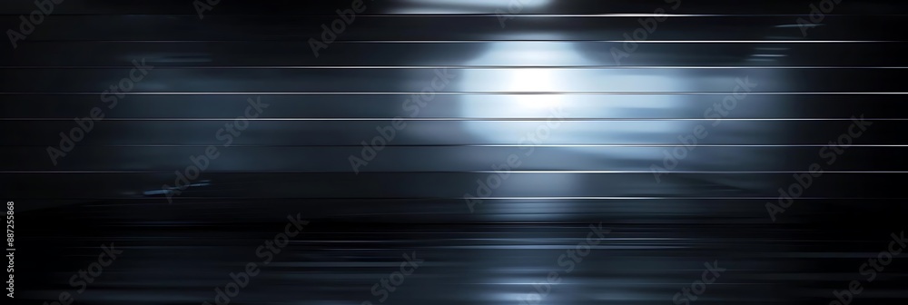 Poster Abstract Background with Horizontal Lines and Light Reflection