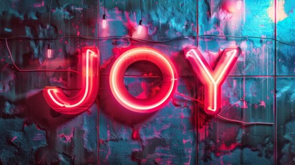 Indirect Lighting Happiness and euphoria concept art poster.