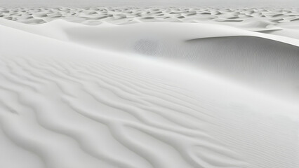 Obraz premium Seamless white sandy beach or desert sand dunes texture, boho chic western theme summer vacation repeat pattern background