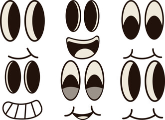 illustration of a face emoticon expression