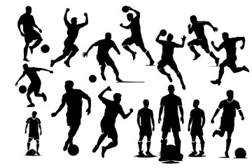 football player vector silhouette
