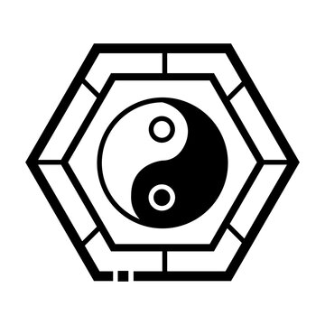 recommend clip art: yin yang Line Icon