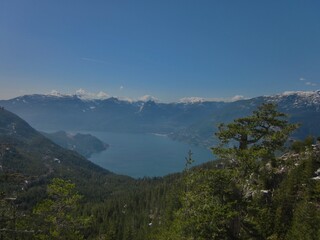 view of the mountains