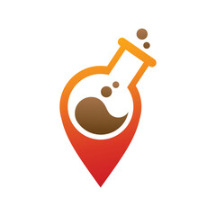 Coffee blend logo design template