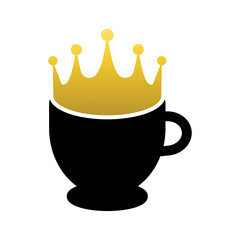 Coffee King logo design template