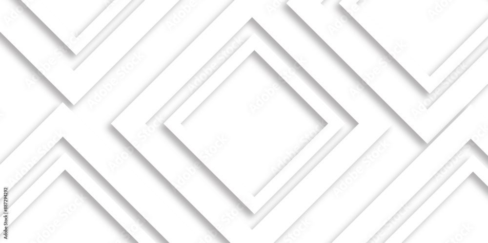 Poster seamless abstract technology line triangle diamond square background. geometric lines white abstract