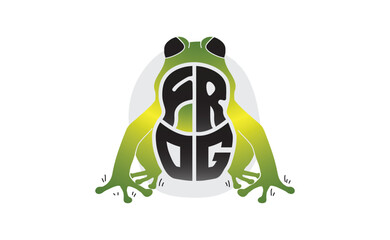illustration of a frog logo design