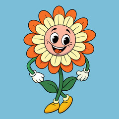 illustration of a flower vector art