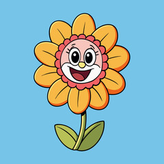 Fototapeta premium illustration of a flower vector art