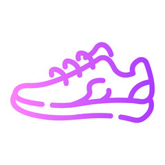 shoes Line Gradient Icon
