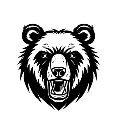 Fototapeta premium bear head logo